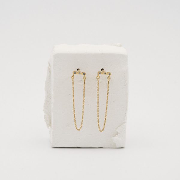 Summer rain, warm night - Earrings