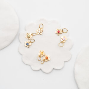 Secret Garden Daisy Pendant - Ruby - Image 3