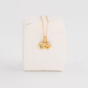 Secret Garden Daisy Pendant- Yellow Sapphire - Image 3