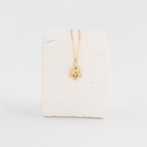 Secret Garden Daisy Pendant - Sage Green Sapphire