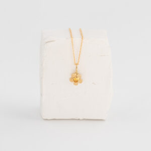 Secret Garden Daisy Pendant- Yellow Sapphire