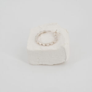 Silver Sunshine Hoops - Image 2