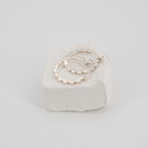 Silver Sunshine Hoops