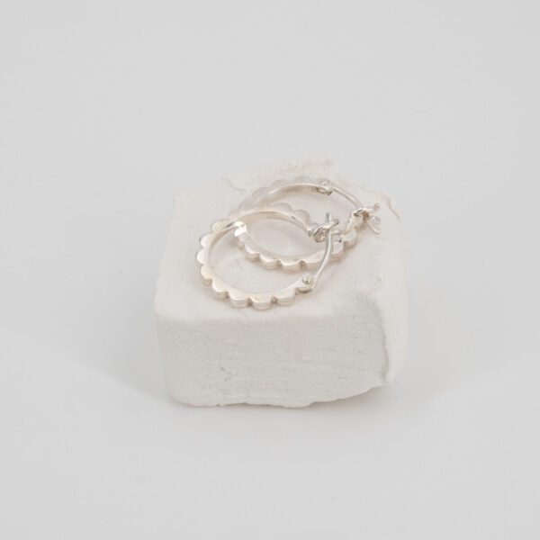 Silver Sunshine Hoops