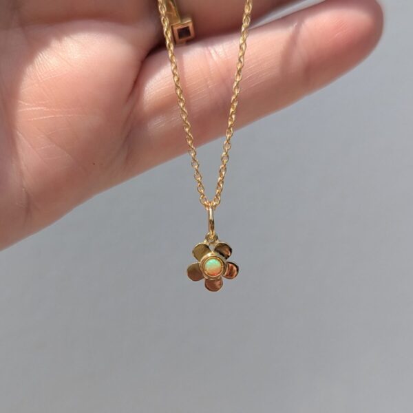 Secret Garden Daisy Pendant - Opal