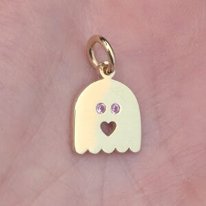 Ghostie Pendant -18k yellow gold