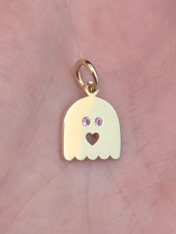 Ghostie Pendant -18k yellow gold